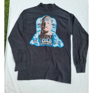 Vintage WWF 1997 Long Sleeve T-Shirt Stone Cold Steve Austin 3:16 Size M